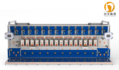 小牛科技十六工位全自动圆刀模切机圆刀敷料贴机导管固定贴生产设备